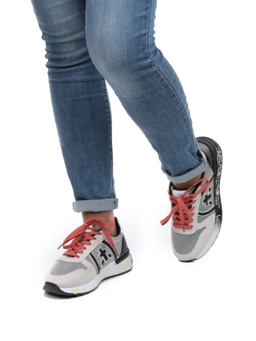 05-6026-63 BLACK/GRAY Кроссовки женские (искусственные материалы) - No name фото 3