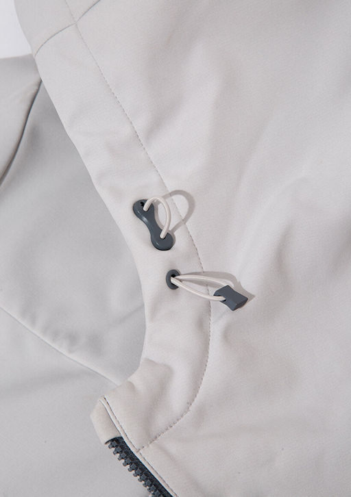 Kapusonlu Gri Ceket - Mavi фото 11