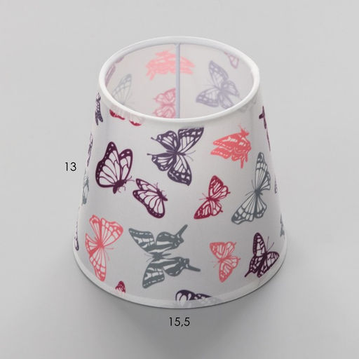 Абажур для светильника универсальный BayerLux Бабочки, Е14, 14?14?13 см  фото 3