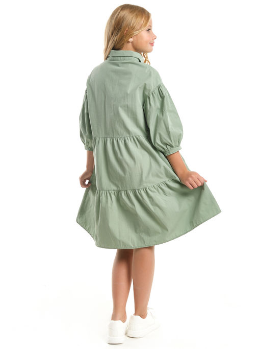 Нарядное платье праздничное модная детская одежда UD 7458 фисташка - Mini maxi фото 7