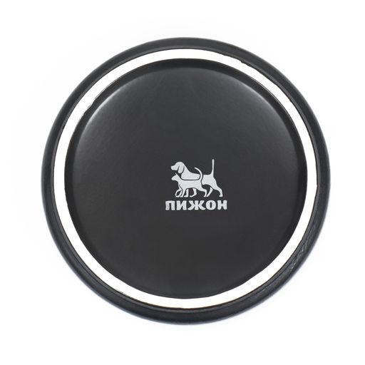 Миска керамическая на подставке 450 мл 13 х 5 см, чёрная - Пижон фото 5