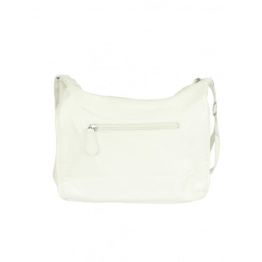 Сумка женская искусственная кожа Guecca-110, 1отд+карм/пер, плечевой ремень, белый SALE 264043 - Adelia фото 2