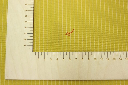 Пестрядь Средняя полоска на св.золотисто-оливковом, СОРТ2, ш.1.40м, хл-95%, п/э-5%, 140гр/м.кв - Купава фото 8