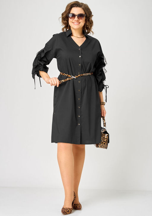 Платье EVA GRANT 7102 черный