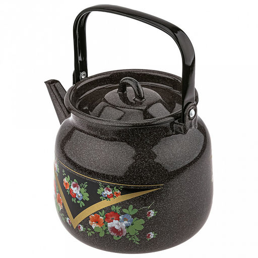 "Красава" Чайник эмалированный 3,5л, металлическая крышка (Россия)