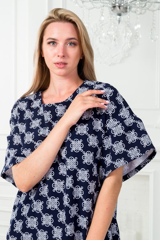 Платье женское из барби Барбара 2 вензель на синем - Амадэль фото 12