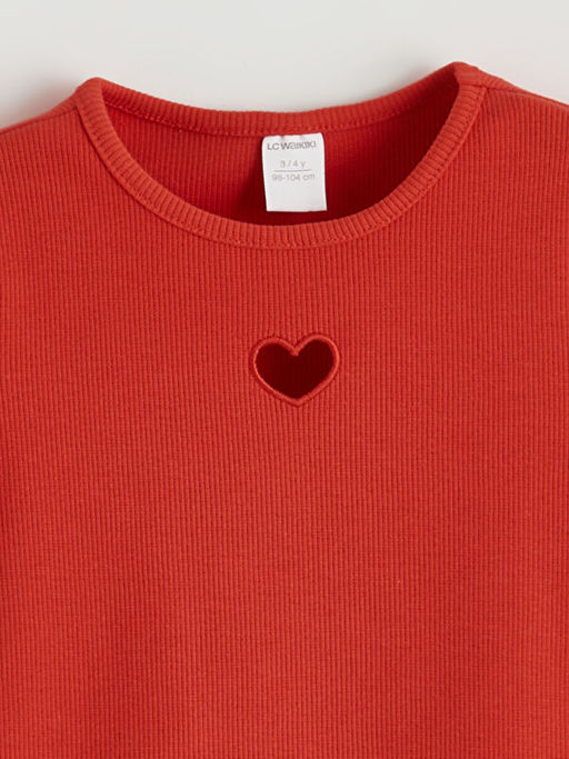 Bisiklet Yaka K?z ?ocuk Ti??rt