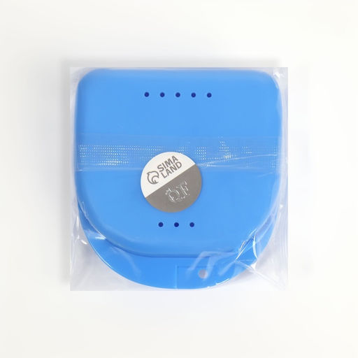 Цена за 2 шт. Контейнер для протезов, стоматологический, 8.5×8×2.7 см, МИКС