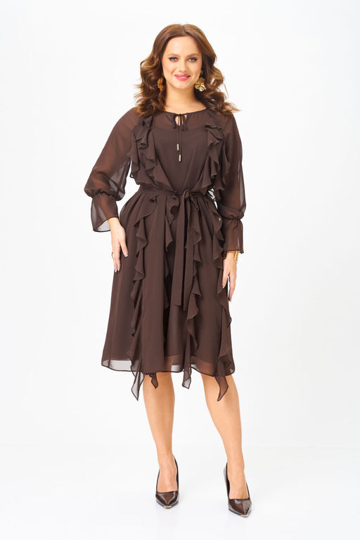 Платье BAGIRA ANTA 1091 шоколад