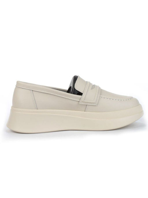 03-PDD171-2 BEIGE Полуботинки женские (натуральная кожа)