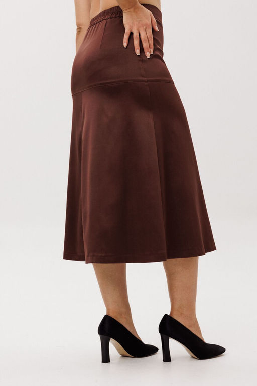 Юбка ANELLI 1510 жженная карамель