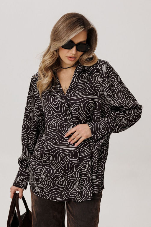 Рубашка ANELLI 1668 круги на воде фото 3