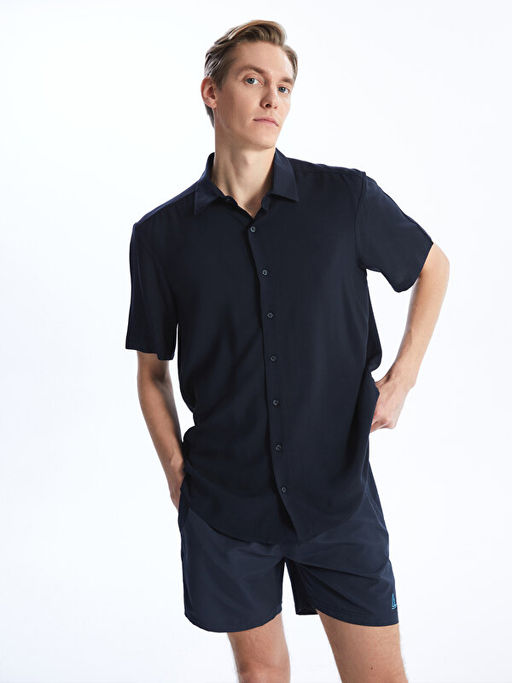 K?sa Boy Bask?l? Erkek Deniz ?ortu