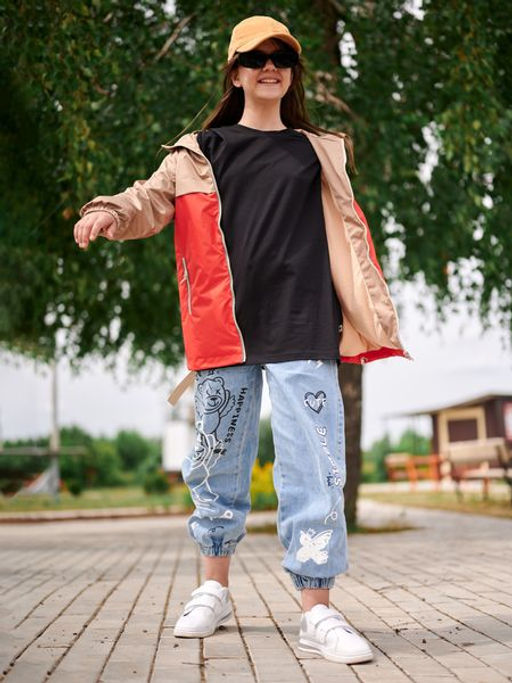 Ветровка-спорт на флисе для девочки - Yollochka фото 4