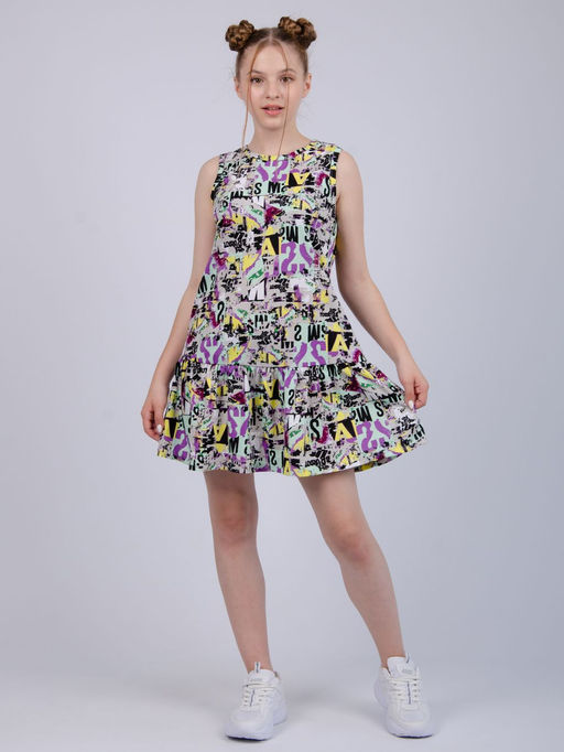 Сарафан "ПлД-57" абстракция, трикотаж (М)