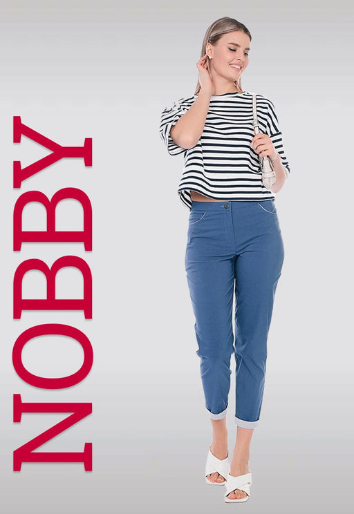 NOBBY, Женские брюки 7721-7 (индиго) фото 9