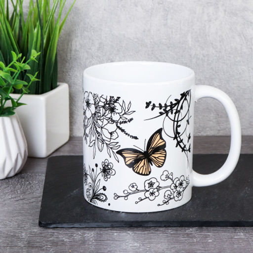 Кружка Бабочки/ 1124-1 /уп 48/ - Галеонтрейд фото 2