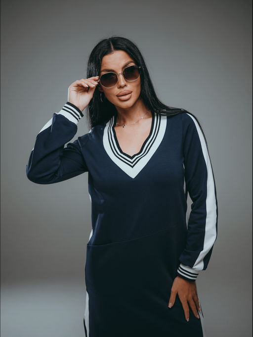 Дебора платье женское (синий)