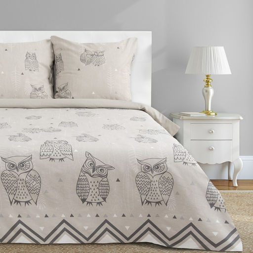 Постельное бельё Этель дуэт Ушастые совы (вид 2) 143 х 215 см - 2 шт., 220 х 240 см, 70 х 70 см - 2 шт  фото 8