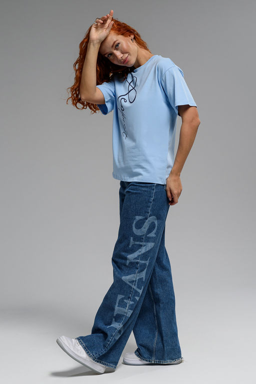 8506/1 Футболка женская оверсайз - Натали фото 229