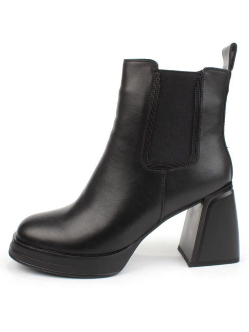 04-M3-836 BLACK Ботильоны зимние женские (натуральная кожа, натуральный мех) - Фабричный китай фото 9