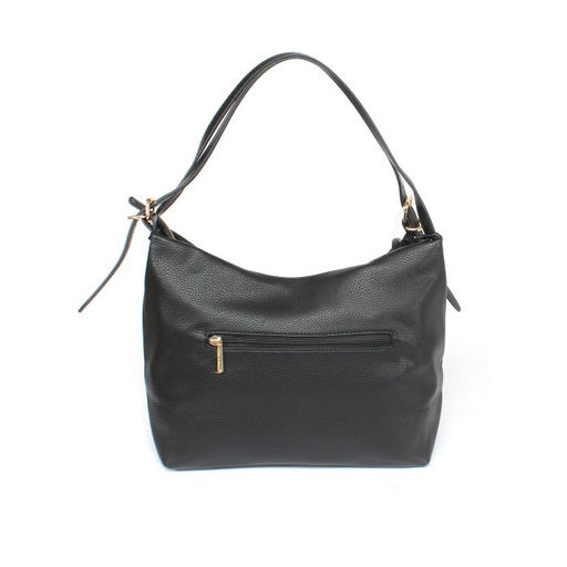 Сумка женская искусственная кожа DJ-CM 6787-BLACK, 1отд+еврокарман, плечевой ремень, черный SALE 257724 - Adelia фото 2