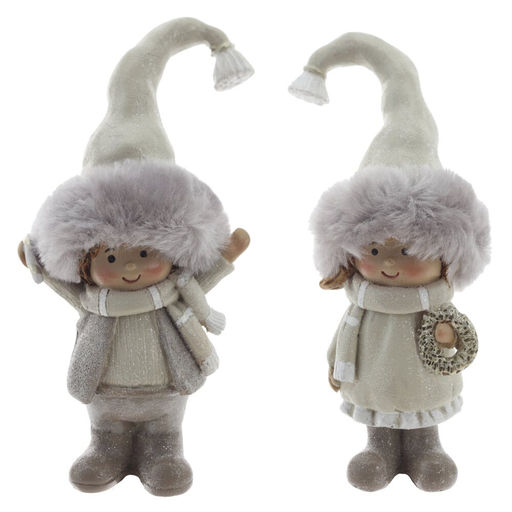 Фигурка декоративная "Дети", L6 W5 H13 см, 2в.