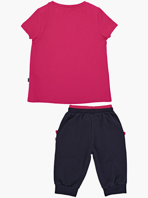 Комплект для девочки с принтом UD 7178/0858 малина - Mini maxi фото 4