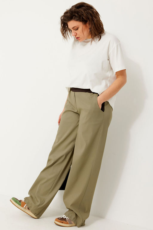 Брюки BegiModa 6063 олива  фото 4