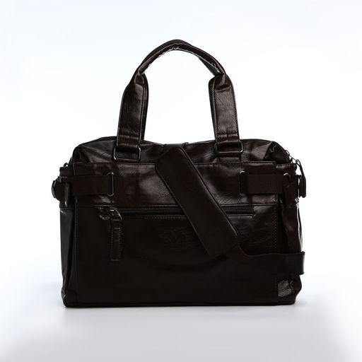 Сумка мужская, цвет коричневый - Simaland фото 3