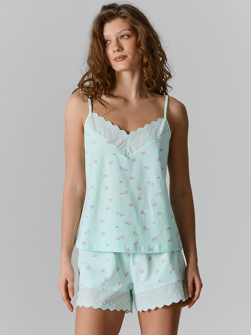 КОМПЛЕКТ ЖЕНСКИЙ (ТОП, ШОРТЫ) - Mark formelle фото 2