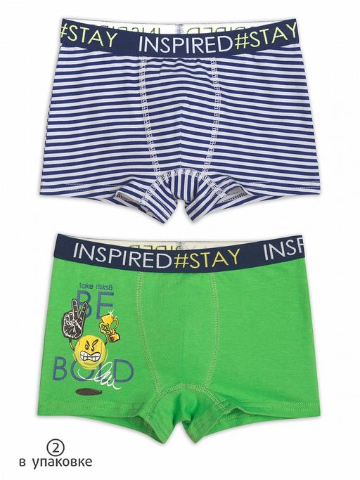 BUHB3288(2шт. в упаковке) трусы для мальчиков