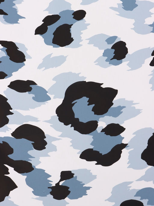 Цена за 20 шт. Пленка для цветов, «Эклер», бело-синий, 57×57 см