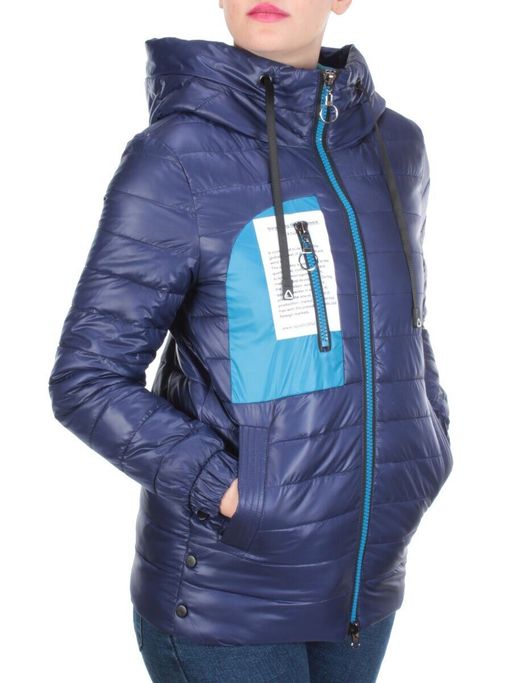 D001 DARK BLUE Куртка демисезонная женская (100 гр. синтепон)