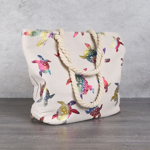 Сумка пляжная на молнии 45х32х14 см / BB24 /уп 1/микс - ГалеонТрейд фото 3