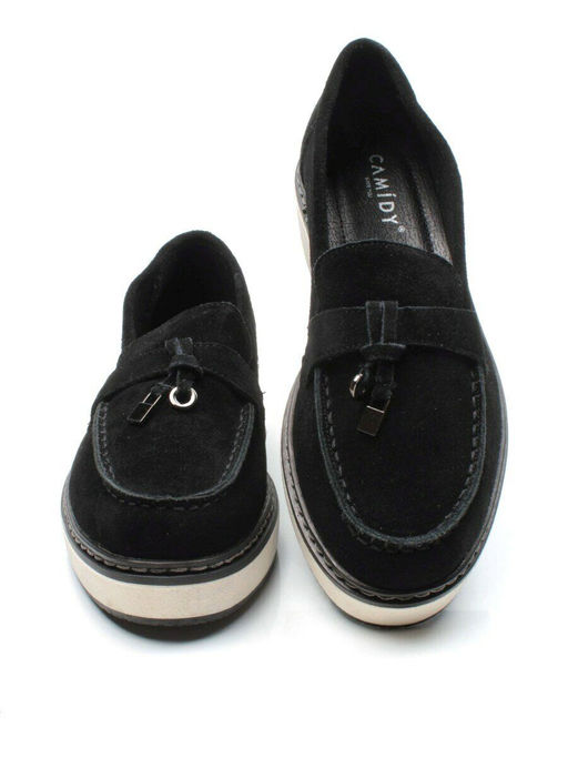 06-5061-2 BLACK Туфли (натуральная замша)
