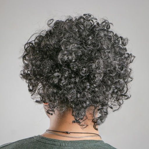 Карнавальный парик, объёмный, обхват головы 56 см, цвет чёрный