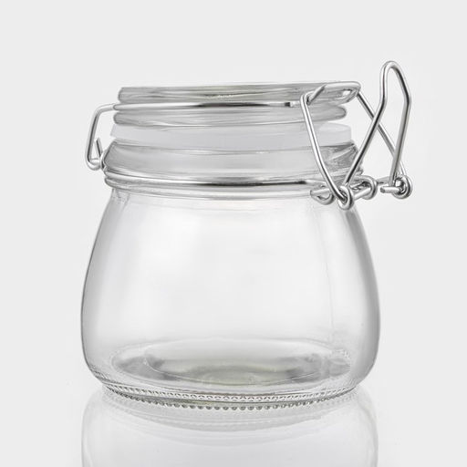 Банка для сыпучих продуктов Оптима, 100 мл, 97.27.5 см, с бугельным замком, стекло, прозрачная - Simaland фото 2