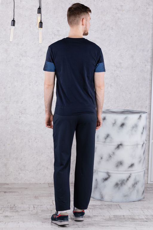 Брюки спортивные 
 3.MM002AA-синий-тёмный