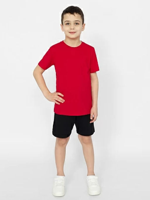CRB wear/CAKB 62854-26 (CAK 6930) Футболка детская, красный/Ex.Cherubino
