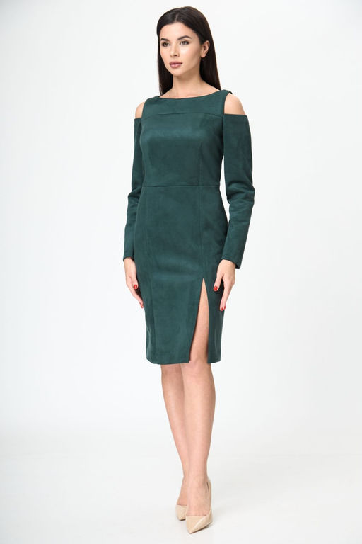 Платье ANELLI 1182 бутылочный