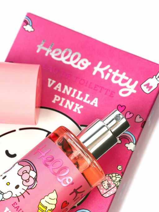 Туалетная вода HELLO KITTY and friends KUROMI VANILLA PINK, сладкий ванильный аромат, 30 мл