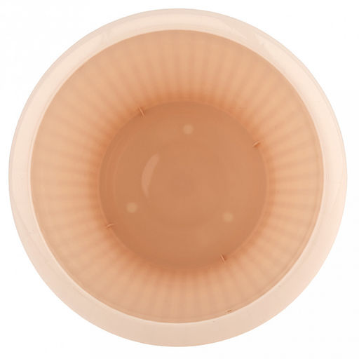 Горшок для цветов пластмассовый "Гамма плюс" 1,6л, д17см, h12,5см, пудровый (Россия)