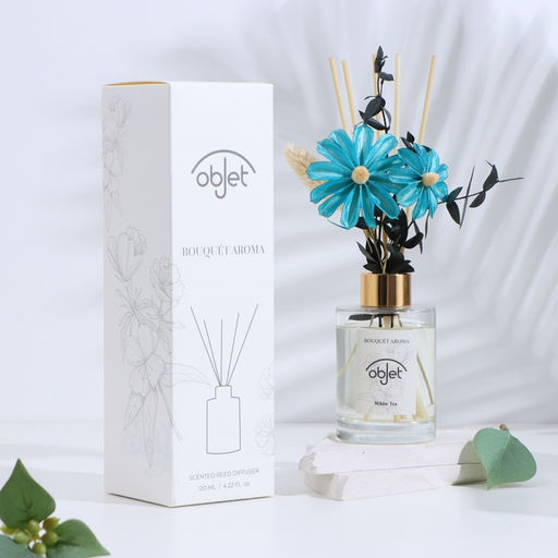 Диффузор ароматический "Dried flowers", 120 мл, вестин белый чай
