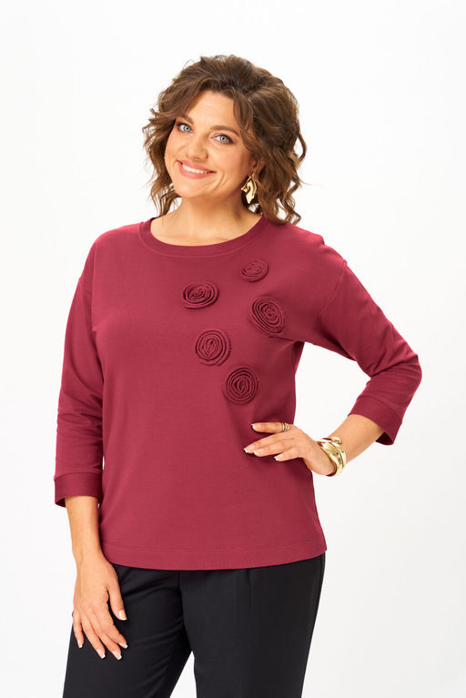 Джемпер Rumoda 2268 бордовый