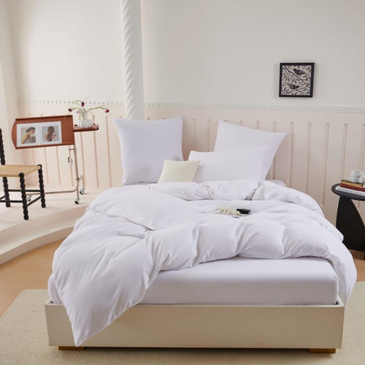 КПБ Candies Бархат Сатин с простыней на резинке по кругу CANBSR01 Семейный