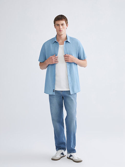 Baggy Fit Erkek Jean Pantolon