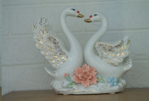 Статуэтка Лебеди 23х9х21 см / W3094 /уп 24/