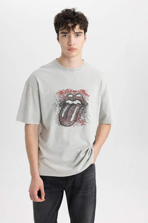 Футболка с короткими рукавами и круглым вырезом Rolling Stones Comfort Fit
