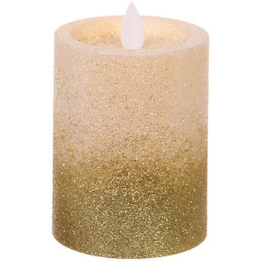 Цена за 4 шт. Сувенир с подсветкой "Свеча - Ночной огонь" 7,5*10 см (работает от батареек 3 ААА)